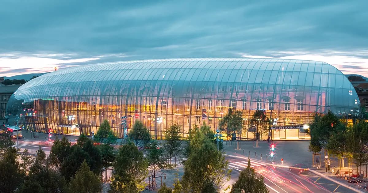 Gare TGV Strasbourg-Ville — point de depart navette privee